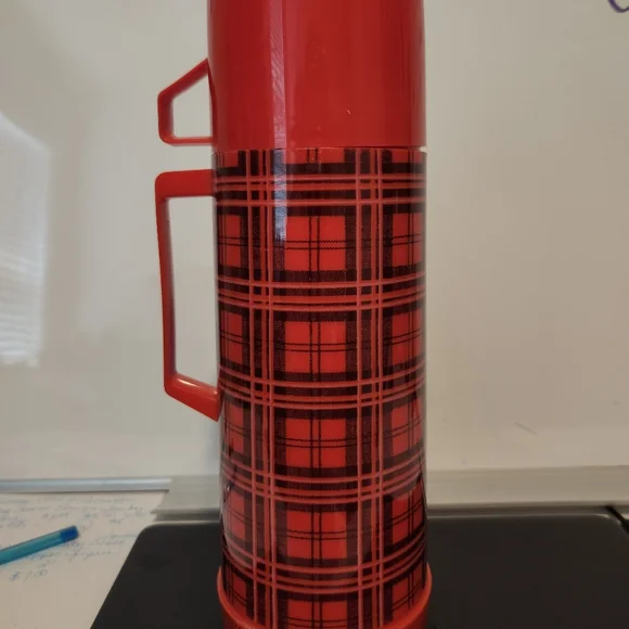 aladdin Kitchen Aladdin Vintage Red Plaid Thermos Poshmark - Main Image